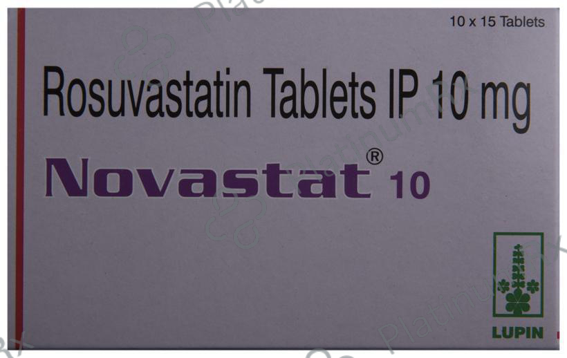 Novastat 10mg Tablet 15s