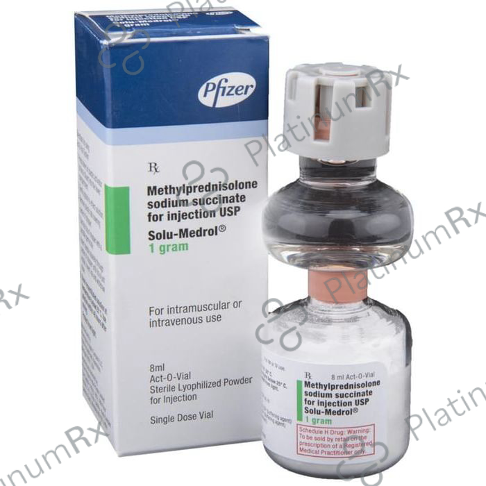 Solu Medrol 1gm Injection 8ml