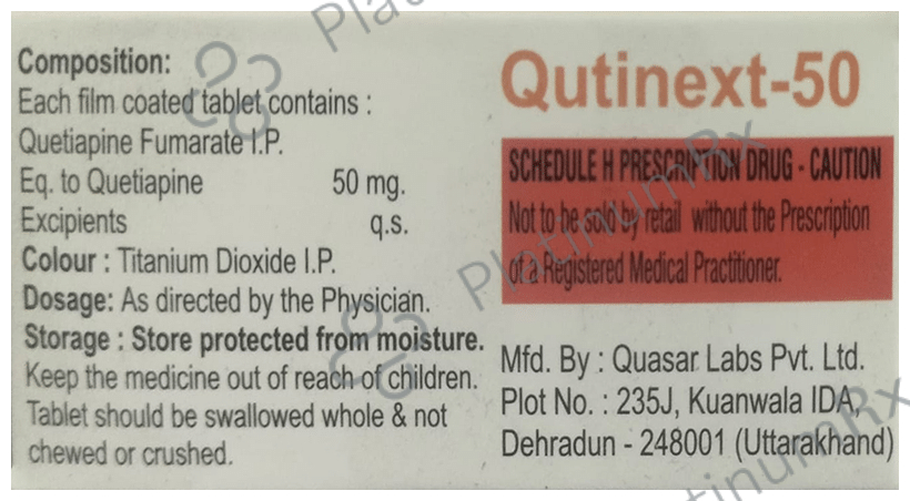 Qutinext 50 Tablet