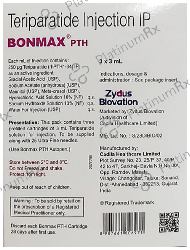 Bonmax PTH Injection (3ml Each)