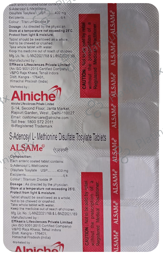 Alsame 400mg Tablet 10s
