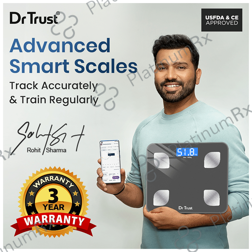 Dr Trust USA Smart Body Fat & Body Composition Scale Analyser For Body Weight 505