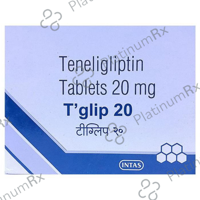 T Glip 20mg Tablet 20s