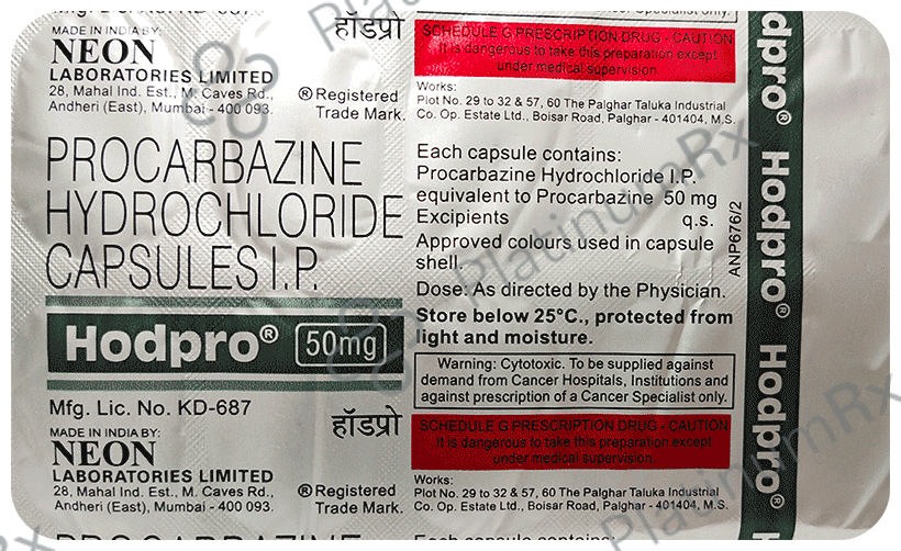 Hodpro 50mg Capsule 10s