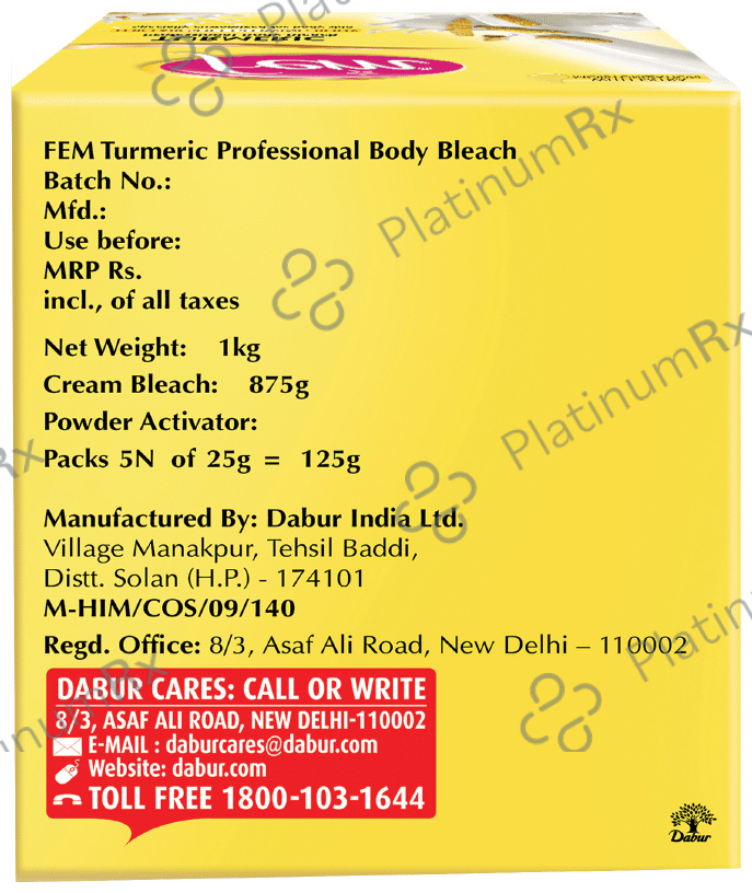 Fem Turmeric Professional Body Bleach