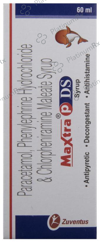 Maxtra P DS 2/250/5mg Syrup 60ml