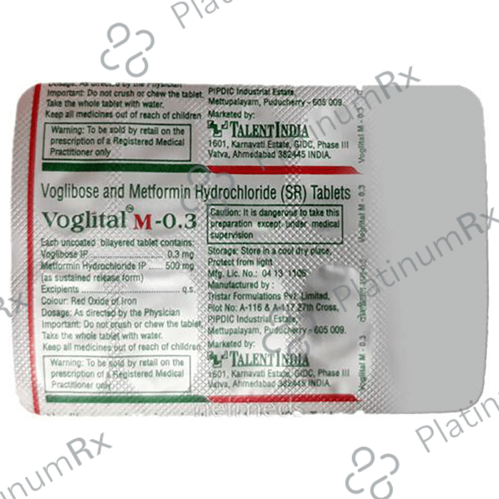 Voglital M 0.3 Tablet SR