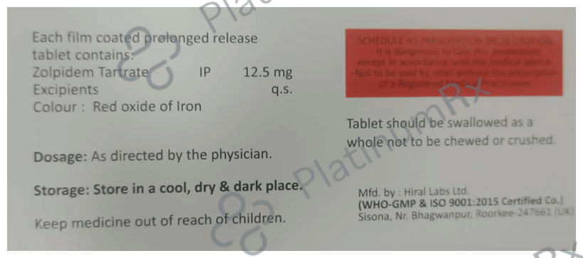 Zoldex 12.5 Tablet PR
