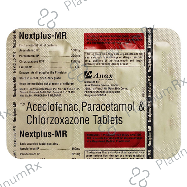 Nextplus MR 100/250/325mg Tablet 10s