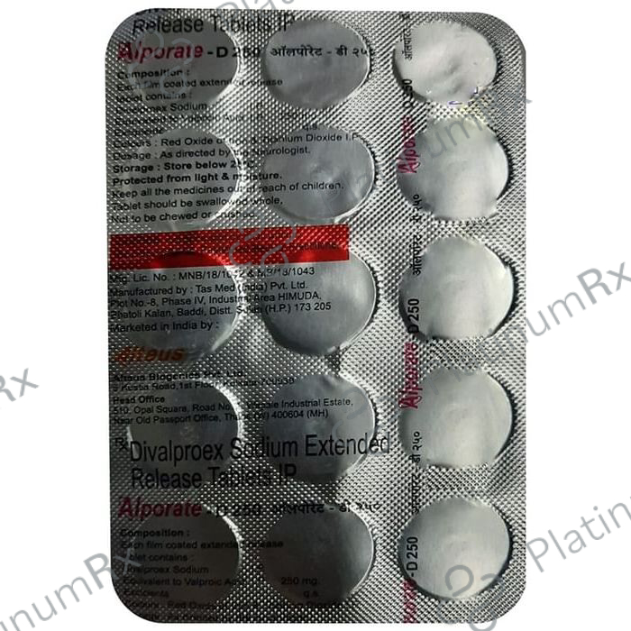 Alporate D 250mg Tablet