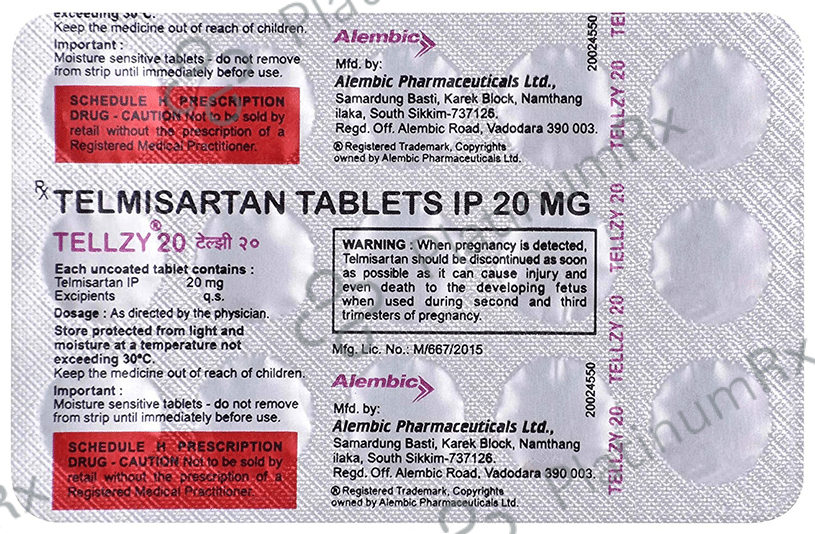 Tellzy 20mg Tablet 15s