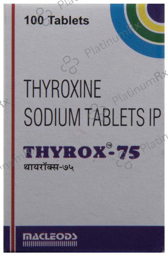 Thyrox 75 Tablet 100 Tablet