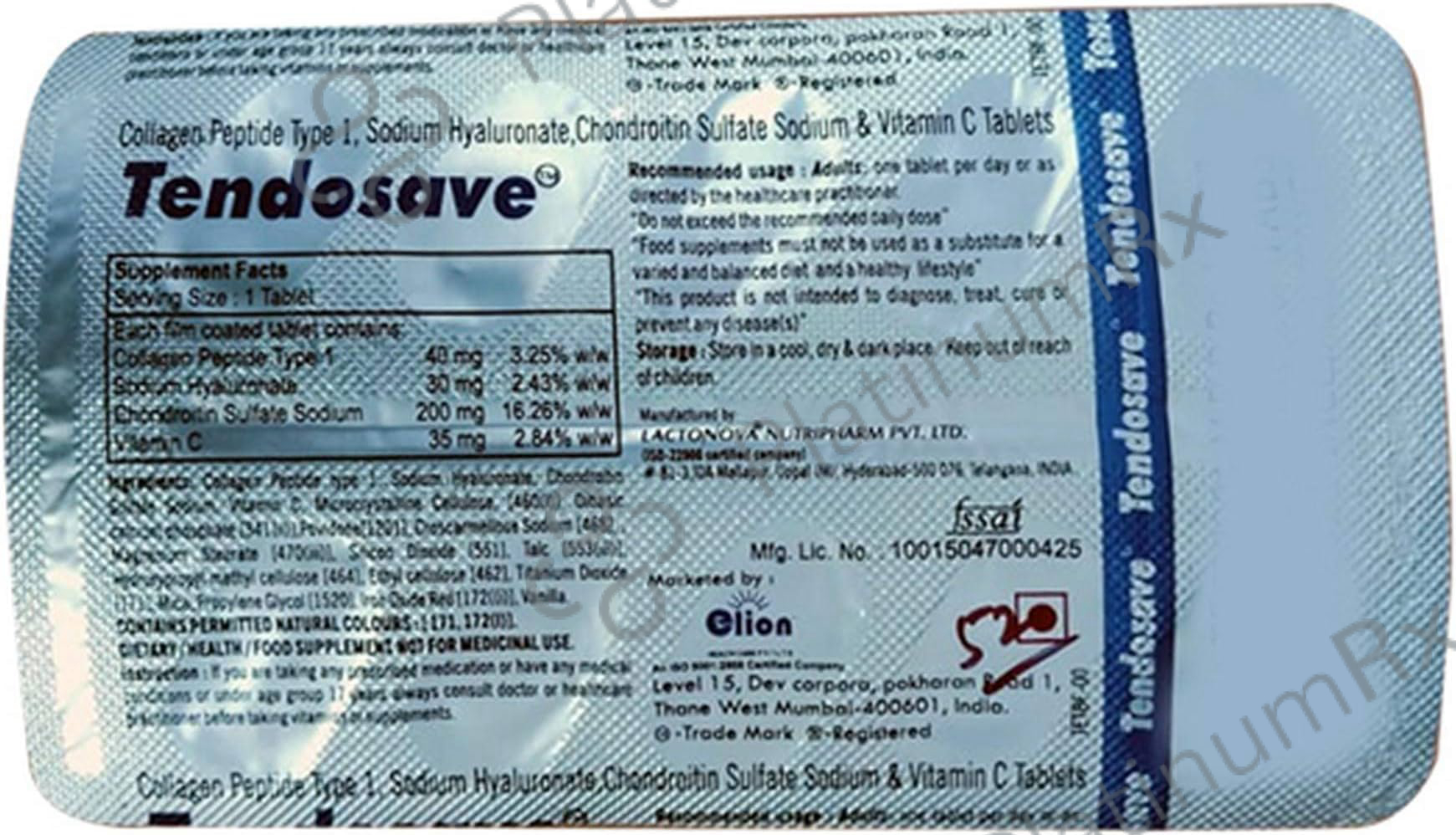 Tendosave Tablet 10s