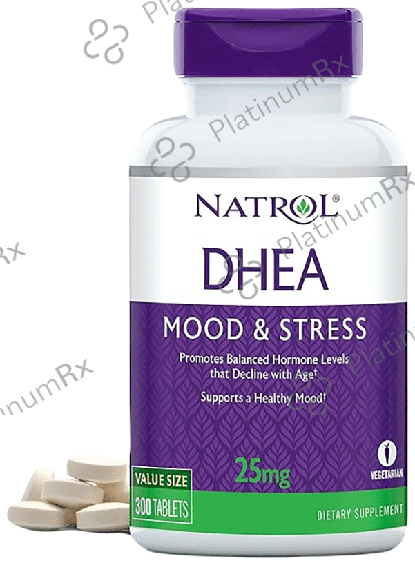 Natrol DHEA Mood & Stress 25mg Tablet 300 tablets