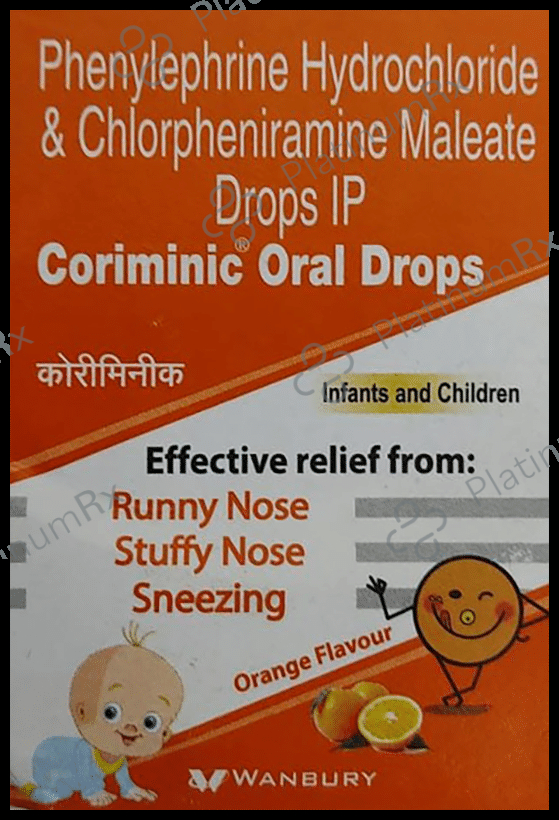 Coriminic 2/5mg Drops 15ml