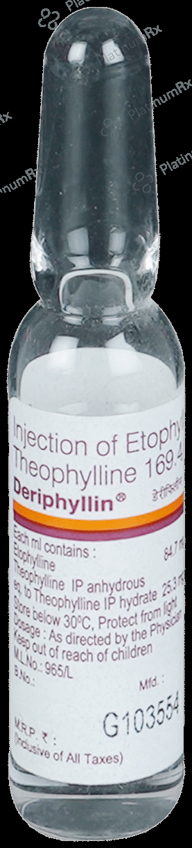 Deriphyllin 84.7/25.3mg Injection 2ml