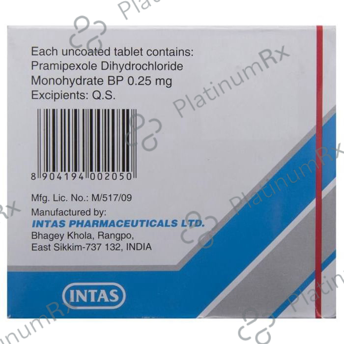 Pramirol 0.25mg Tablet 10s
