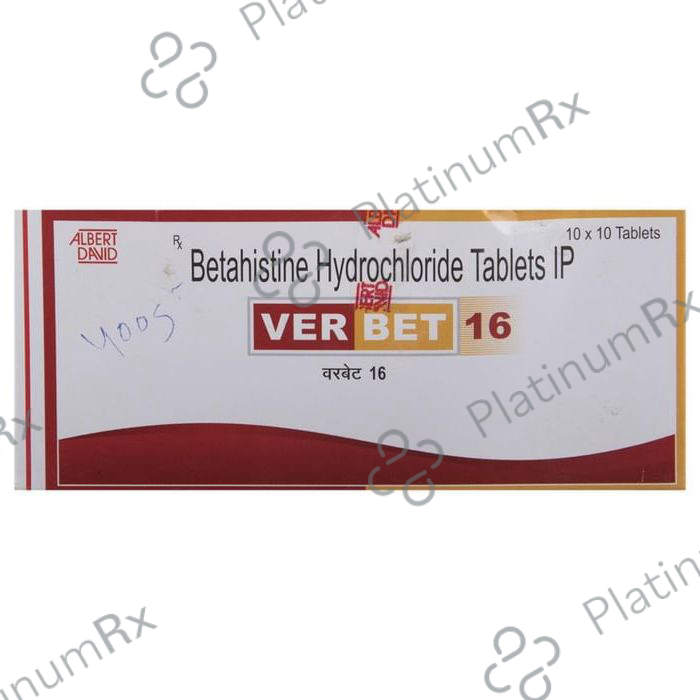 Verbet 16mg Tablet 10s