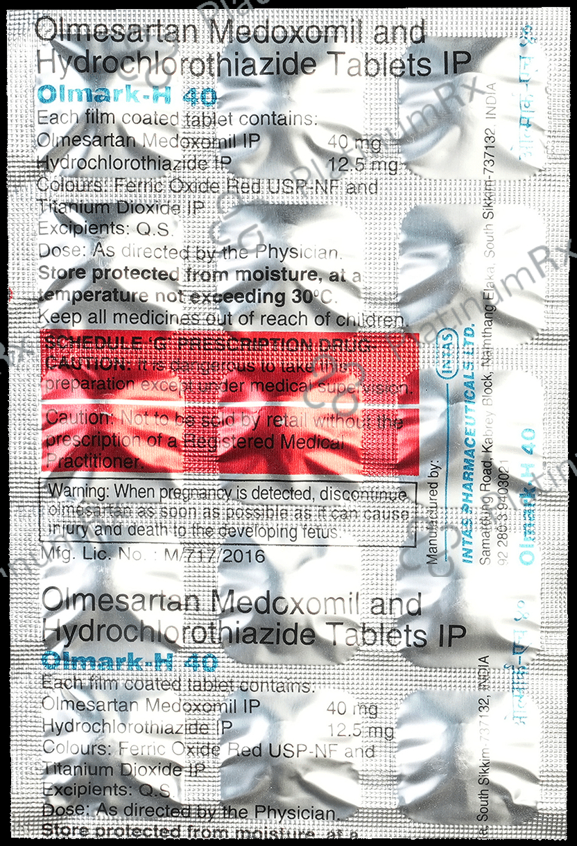 Olmark H 12.5/40mg Tablet 15s