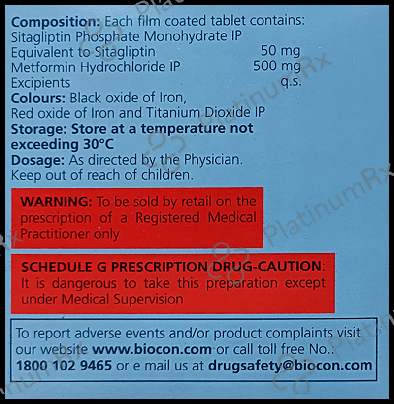 Tergra M 50/500mg Tablet 10s