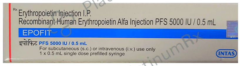 Epofit 5000IU Injection 1s