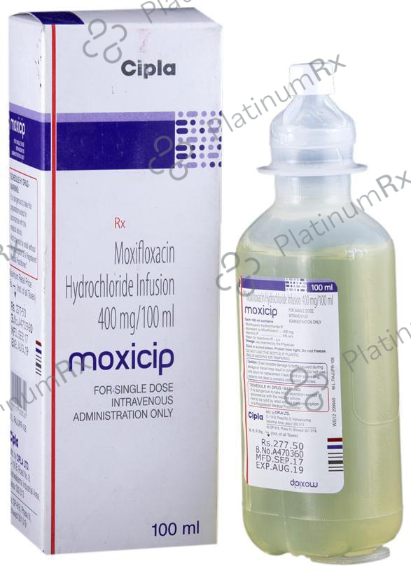 Moxicip 400mg Infusion 100ml