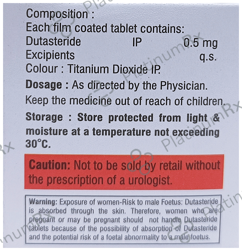 Dutaheal 0.5mg Tablet