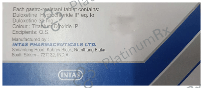 Duvanta 30mg Tablet 10s
