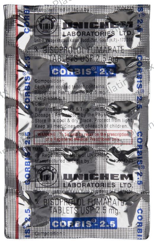Corbis 2.5mg Tablet 15s