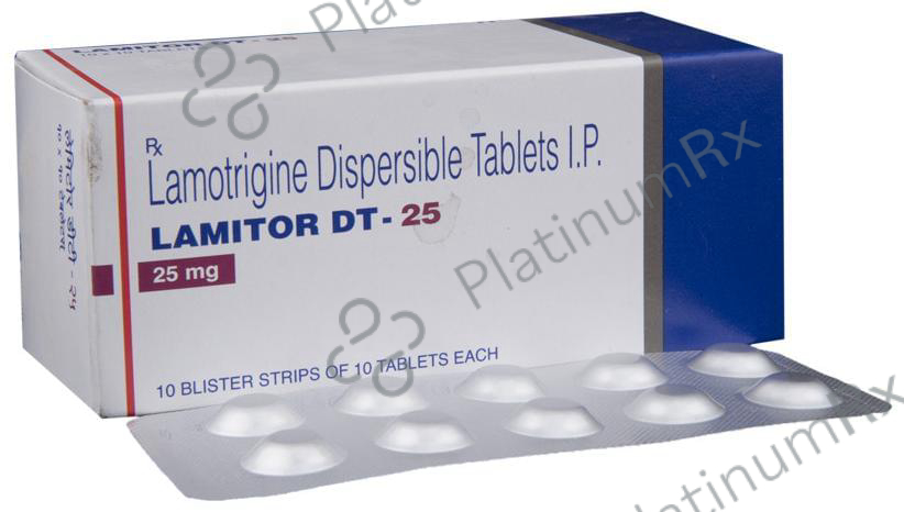 Lamitor DT 25mg Tablet 10s
