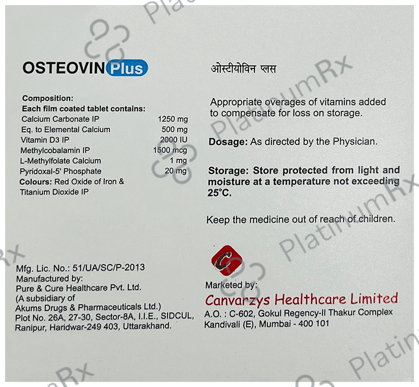 Osteovin Plus Tablet