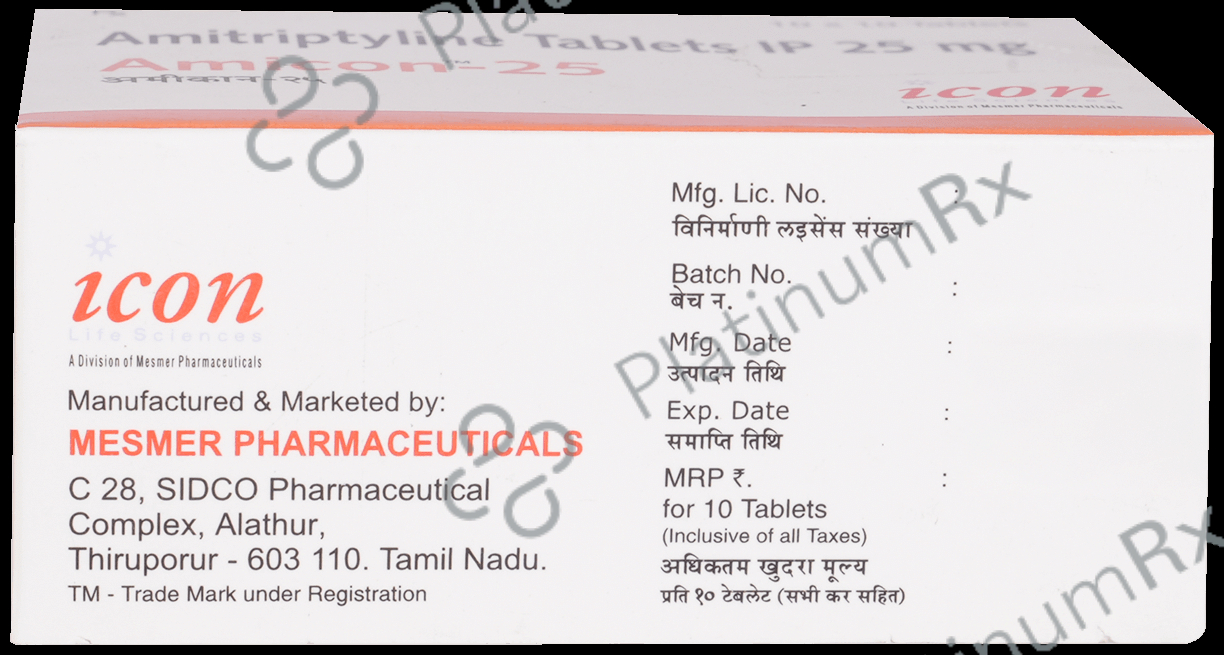 Amicon 25mg Tablet 10s