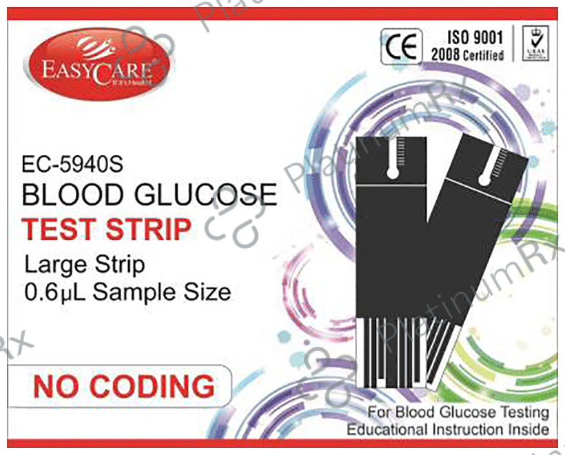EASYCARE German Tech EC 5940S Blood Glucose Test Strip (Only Strips)