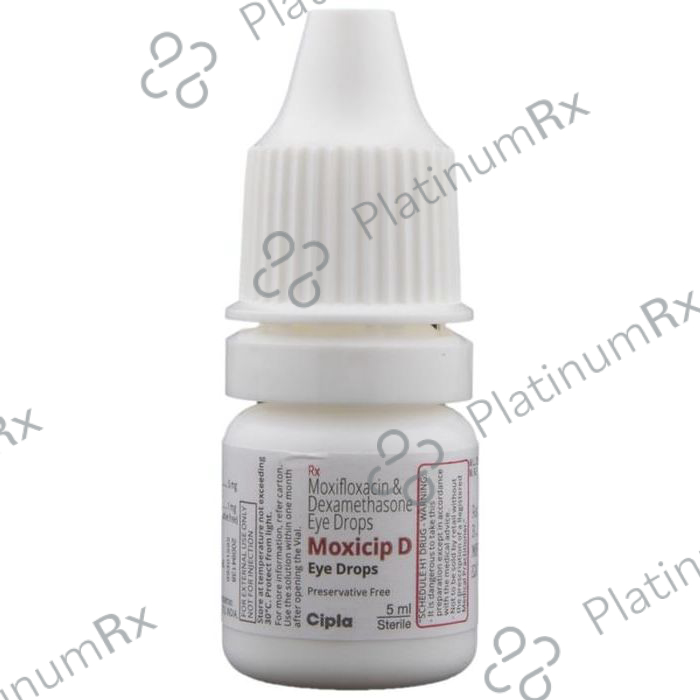 Moxicip D Eye Drop 5ml
