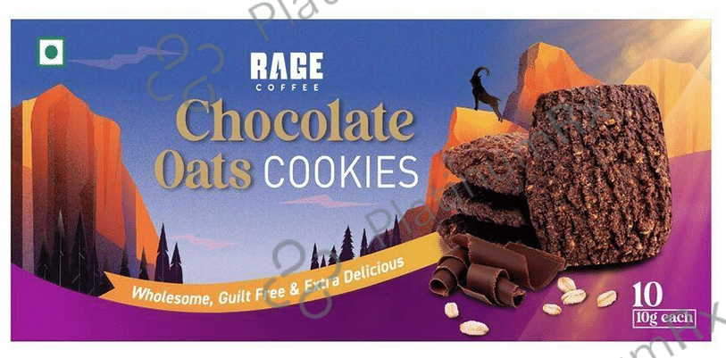 Rage Coffee Chocolate Oats Cookies (10gm Each)