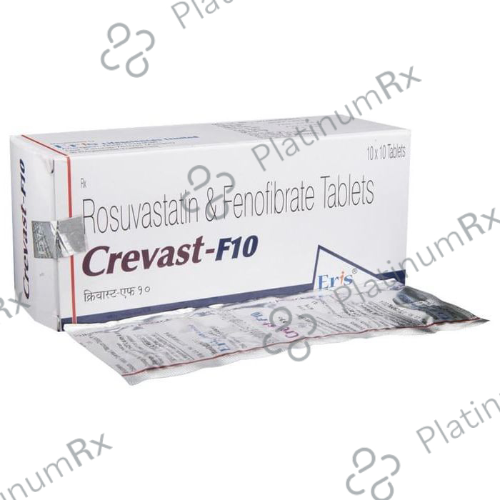 Crevast F 67/10mg Tablet 10s
