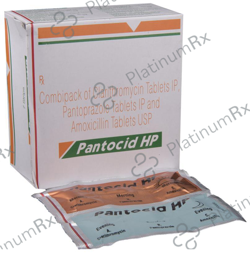 Pantocid HP 750/500/40mg Tablet Combipack 6s