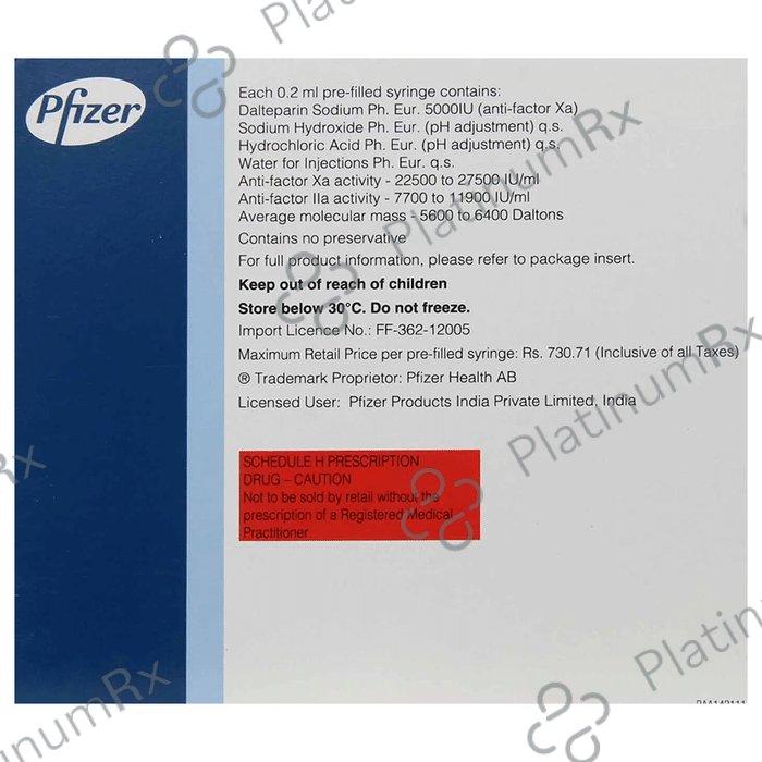 Fragmin 5000IU Injection