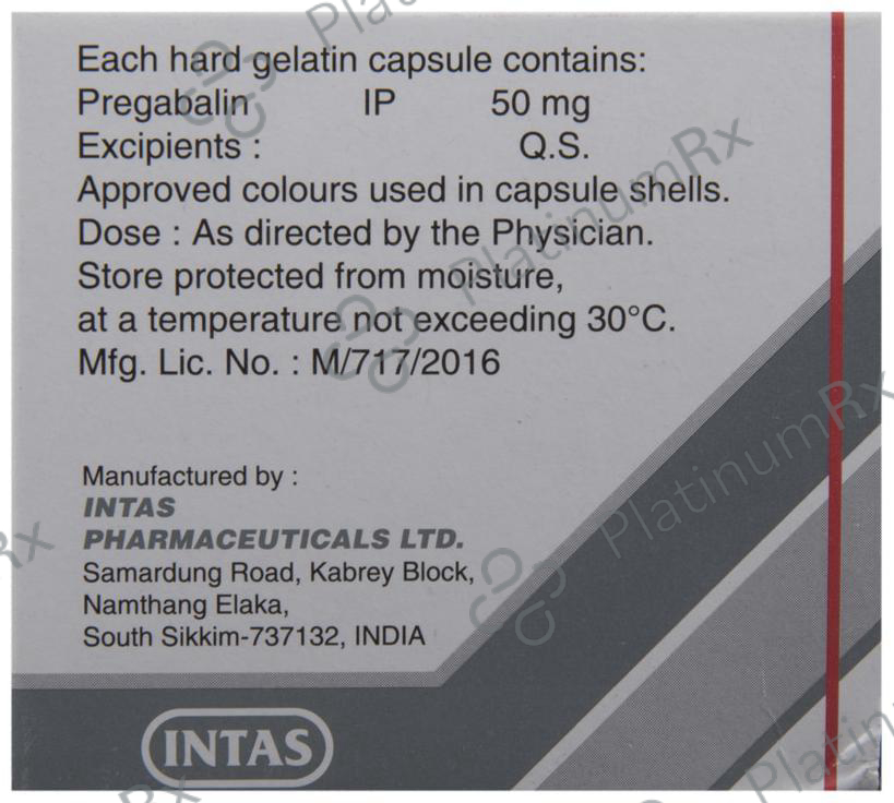 Pregabid 50 Capsule