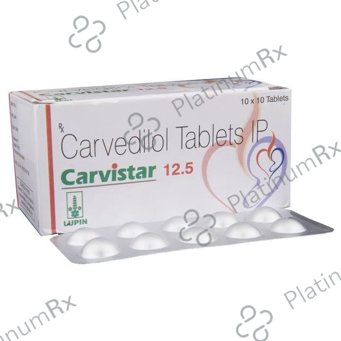 Carvistar 12.5mg Tablet 10s