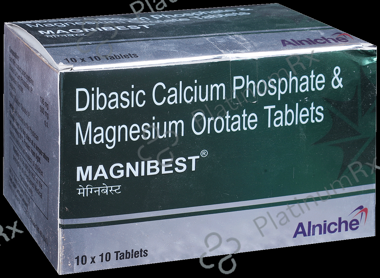 Magnibest 136/500mg Tablet 10s