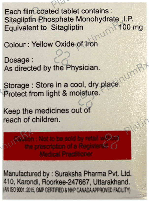 Sugawell 100 Tablet