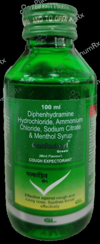Gulfadryl Green Cough Expectorant Mint