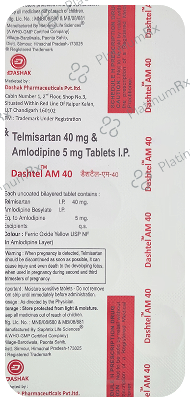 Dashtel AM 40 Tablet