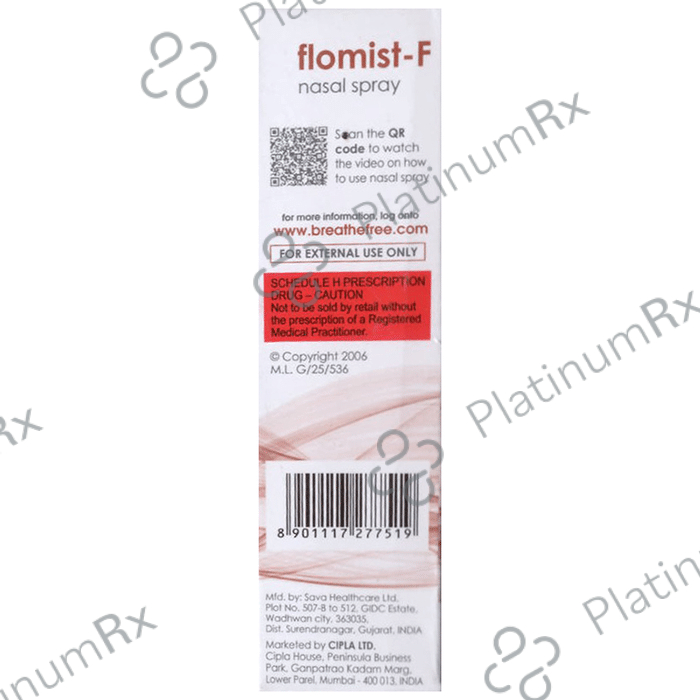 Flomist F 27.5mcg Nasal Spray 120MDI