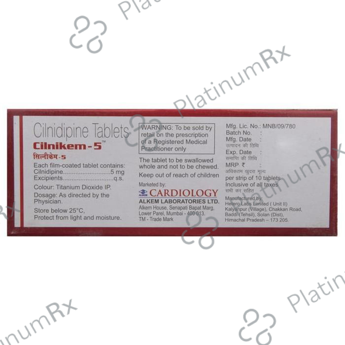 Cilnikem 5mg Tablet 10s