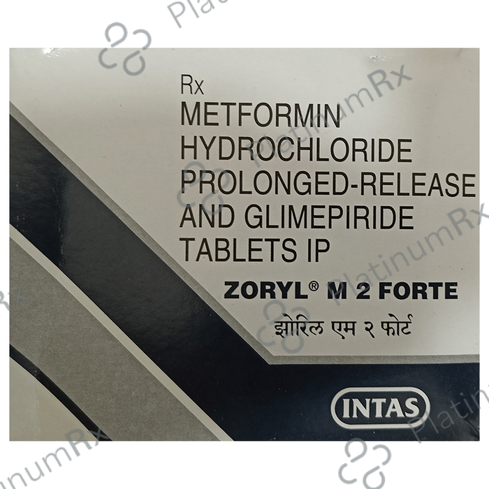 Zoryl M2 Forte 2/1000mg Tablet PR 15s