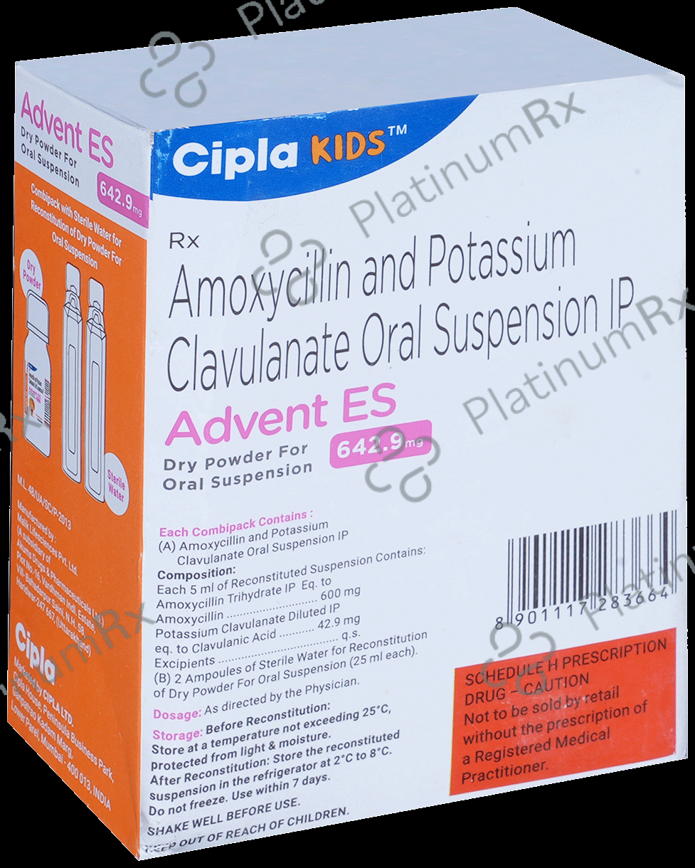Advent ES 600/42.9mg Oral Suspension 50ml
