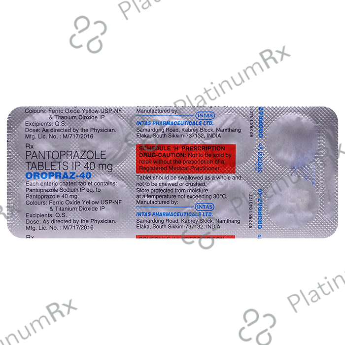 Oropraz 40 Tablet