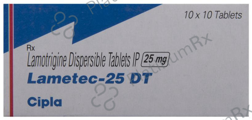 Lametec DT 25mg Tablet 10s